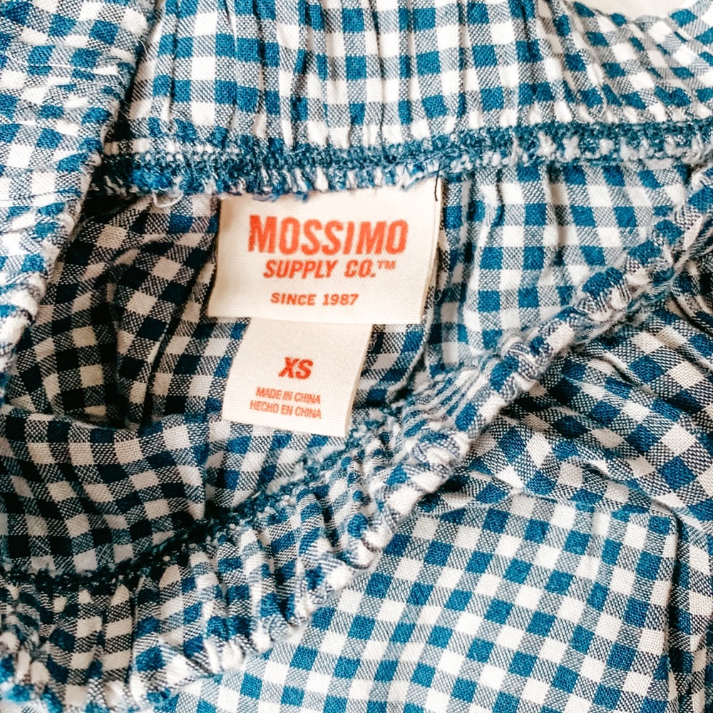 Mossimo checkered top size xs